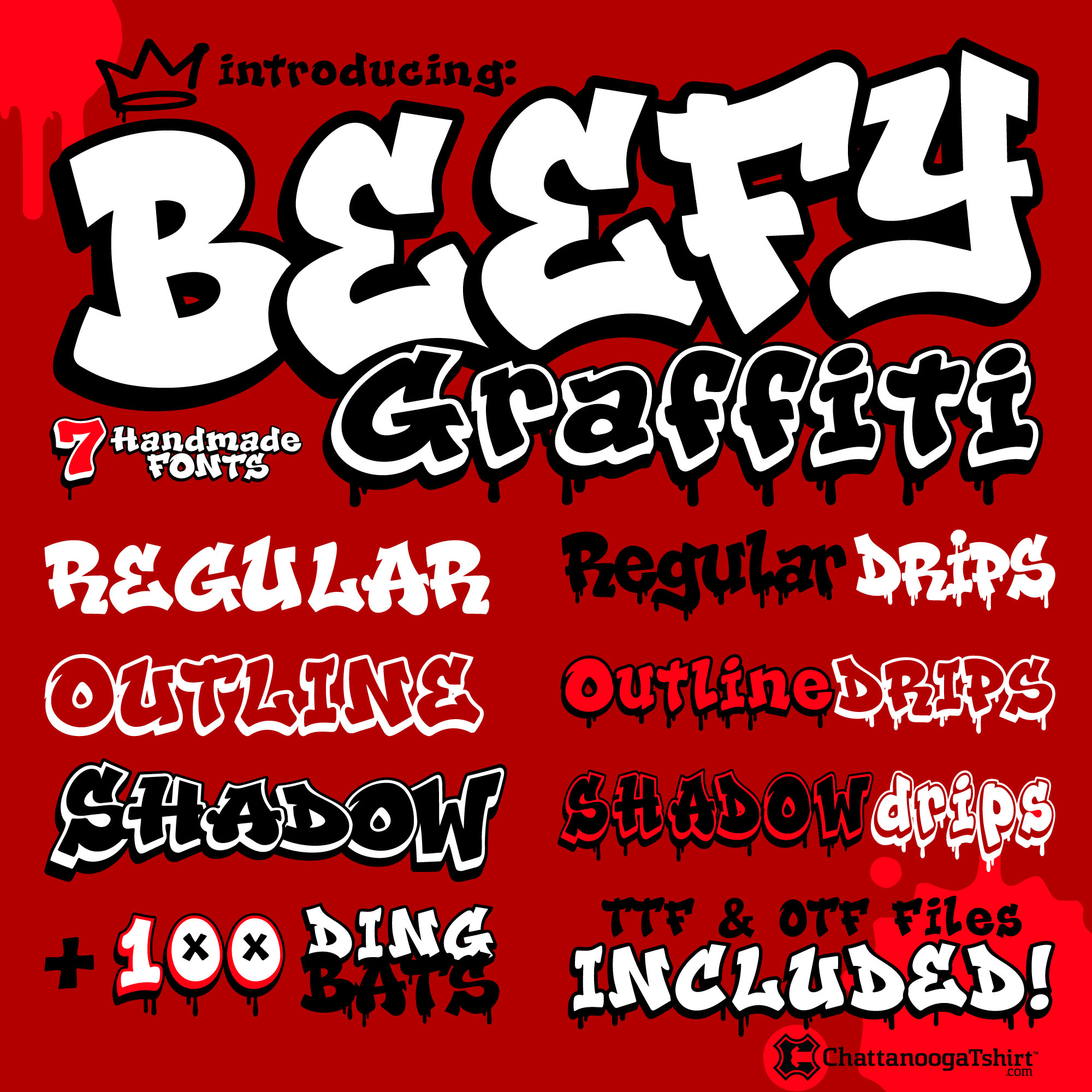 Beefy Graffiti Font Promo