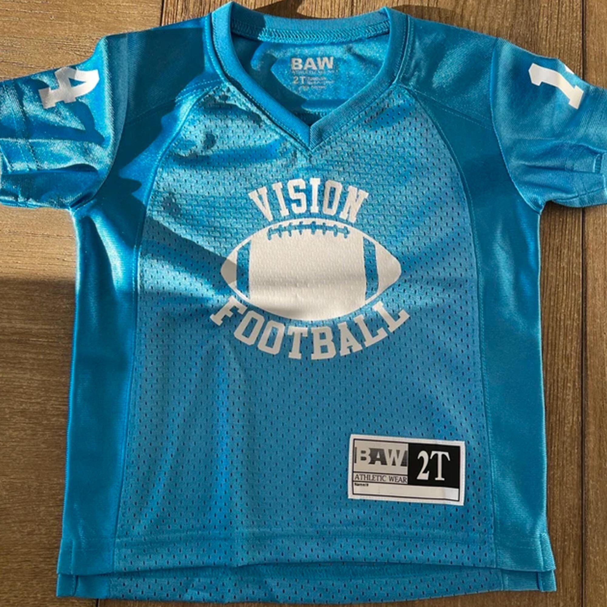 Custom Toddler Football Jersey: Personalized Team Name & Number, Athletic Uniform Shirt, Kids Sports Jerseys - Image 8