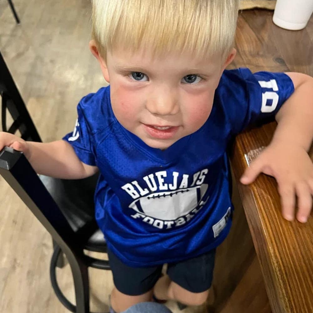 Custom Toddler Football Jersey: Personalized Team Name & Number, Athletic Uniform Shirt, Kids Sports Jerseys - Image 10