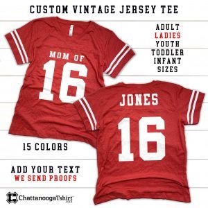 Custom Vintage Football Jersey Tee: Personalized Family Fan Shirt, Athletic Sportswear, Retro Team Jerseys