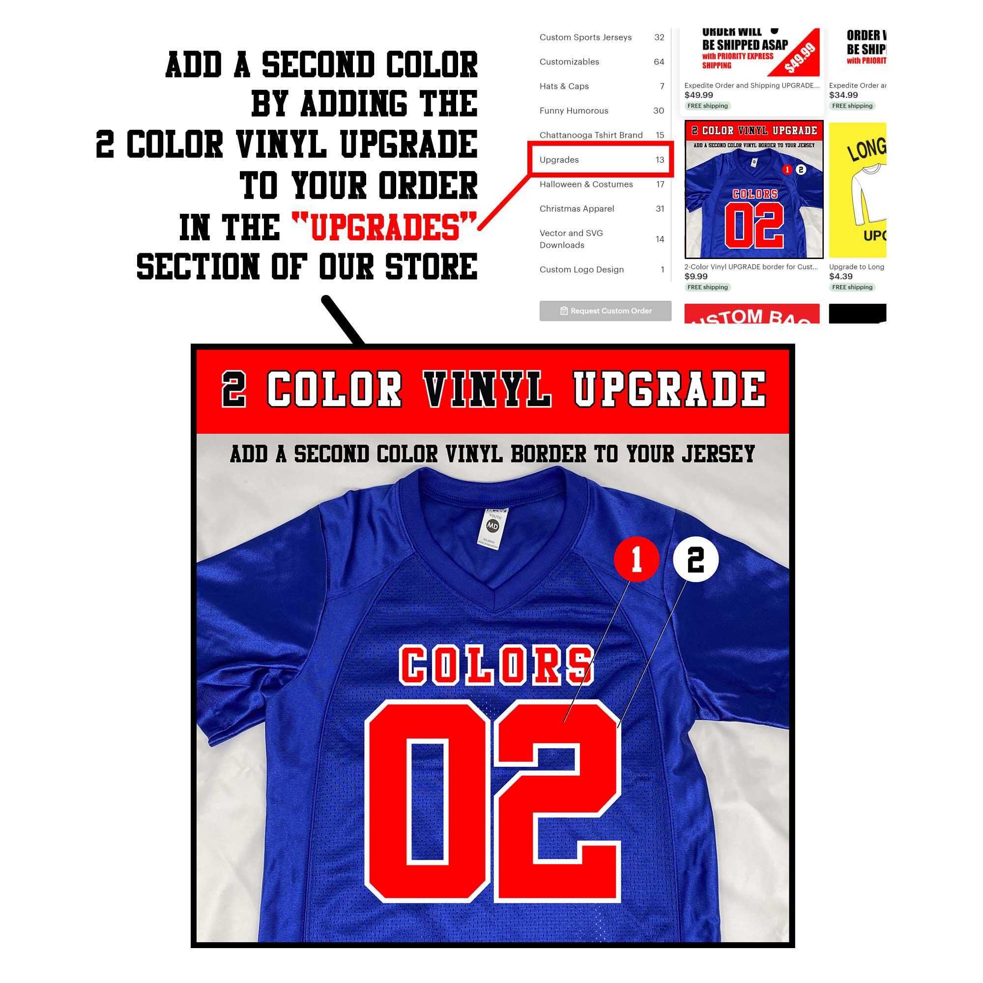 Custom Youth Football Jersey: Child Personalized Team Fan Jersey, Athletic Uniform, Kids Sports Jerseys - Image 5