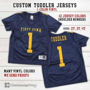 Custom Toddler Football Jersey: Personalized Team Name, Numbers, & Shoulder Numbers Sports Uniform Baby Jersey