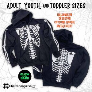 Glow in the Dark Skeleton Hoodie